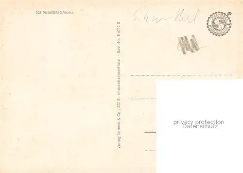 AK / Ansichtskarte Pinneberg Schwimmbad Park Kirche Ortspartien Pinneberg