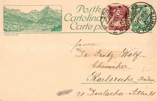 AK / Ansichtskarte Engelberg__OW Panorama 