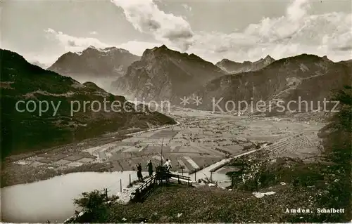 AK / Ansichtskarte Amden_SG Schafbett Amden_SG