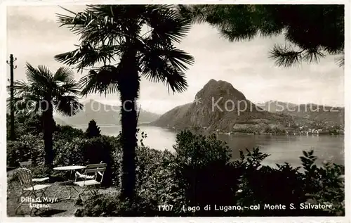 AK / Ansichtskarte Lago_di_Lugano Col Monte San Salavatore Lago_di_Lugano