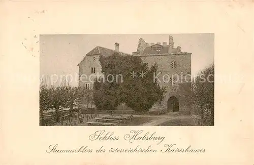 AK / Ansichtskarte Habsburg_Schloss_AG Schloss Habsburg 
