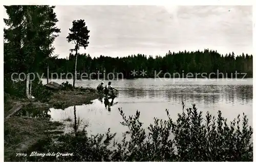 AK / Ansichtskarte Saignelegier_JU Etang de la Gruyere 