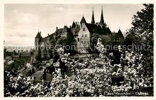 AK / Ansichtskarte Neuchatel_NE Chateau Neuchatel NE