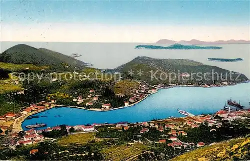 AK / Ansichtskarte Dubrovnik_Ragusa_Croatia Fliegeraufnahme 