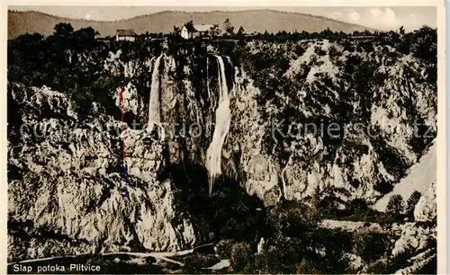 AK / Ansichtskarte Plitvicka_Jezera_Croatia Les lacs de Plitvice  