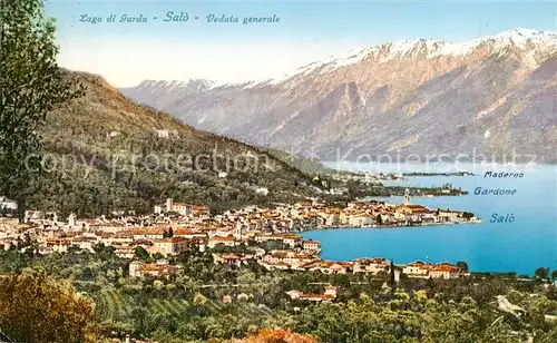 AK / Ansichtskarte Salo_Lago_di_Garda_IT Veduta generale 