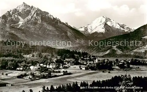 AK / Ansichtskarte Igls_Tirol_AT mit Serles und Habicht 
