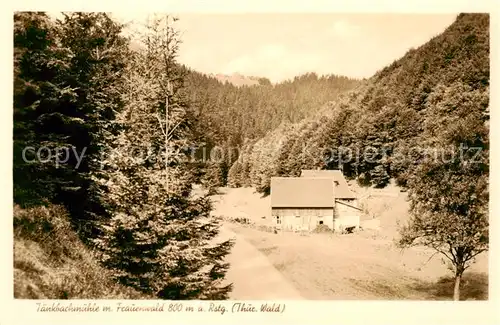 AK / Ansichtskarte  Frauenwald_Thueringen Taenkbachmuehle Frauenwald Thueringen