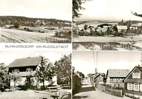 AK / Ansichtskarte  Burkersdorf_Saalfelder_Hoehe Panorama Ortspartien Burkersdorf_Saalfelder