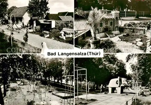 AK / Ansichtskarte 73842831 Bad_Langensalza Volkspark Teilansichten Bad_Langensalza