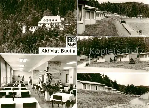 AK / Ansichtskarte  Bucha_Gosswitz FDGB Ferienheim Aktivist Speisesaal Bungalows  