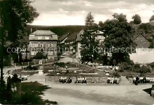 AK / Ansichtskarte  Altenfeld_Thueringen Park am Markt Altenfeld Thueringen