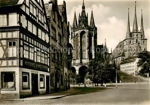 AK / Ansichtskarte  Erfurt Dom und Severi Erfurt