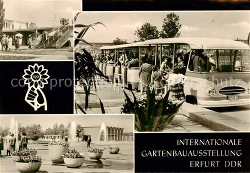 AK / Ansichtskarte 73842847 Erfurt Internationale Gartenbauausstellung Treppe Park Bus Erfurt