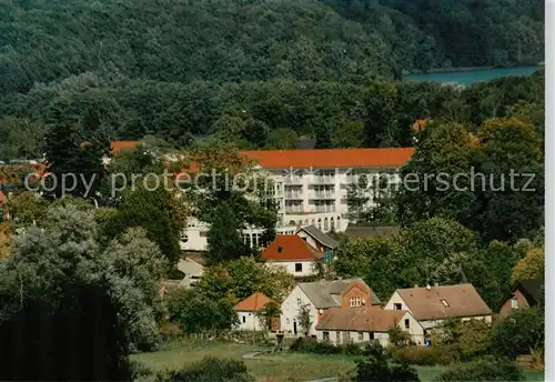 AK / Ansichtskarte  Feldberg_Mecklenburg Klinik am Haussee Feldberg_Mecklenburg