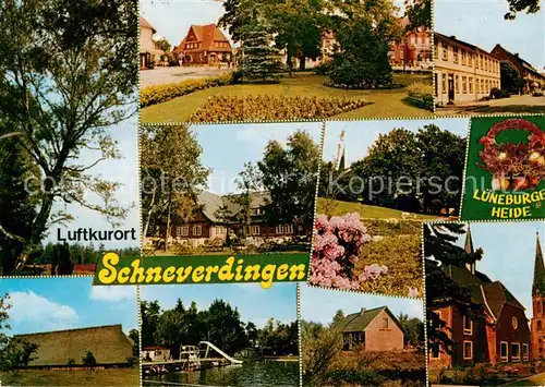 AK / Ansichtskarte 73842935 Schneverdingen Teilansichten Luftkurort Lueneburger Heide Freibad Schneverdingen