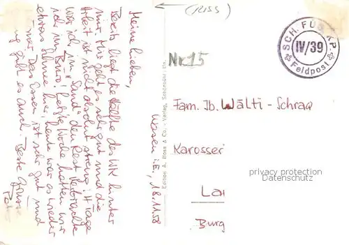 AK / Ansichtskarte  Wasen_Emmental_BE Panorama Feldpost Wasen_Emmental_BE