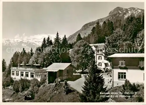 AK / Ansichtskarte  Oberschan_SG Kurhaus Alvier 