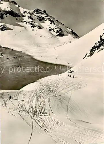 AK / Ansichtskarte  Pizolhuette_SG Aufstieg zur Wildseeluecke 