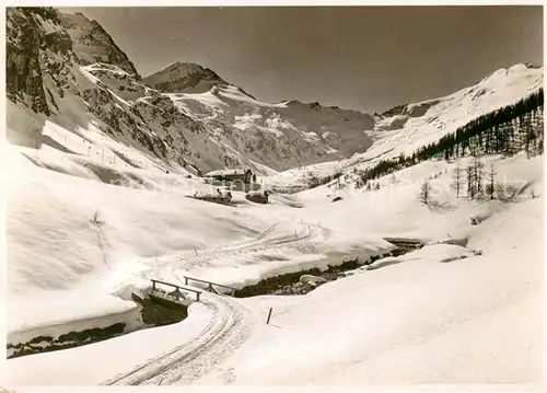 AK / Ansichtskarte  Fextal_Val_Fex_Sils_Maria_GR mit Piz Tremoggia und Fexgletscher 