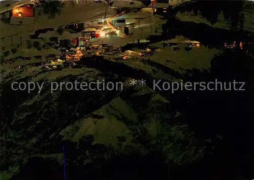 AK / Ansichtskarte  Brand__Vorarlberg_AT Skiparadies bei Nacht mit Schesaplana 