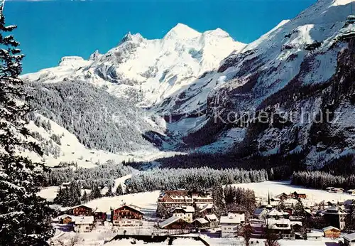 AK / Ansichtskarte  Kandersteg_BE mit Bluemlisalp Kandersteg_BE