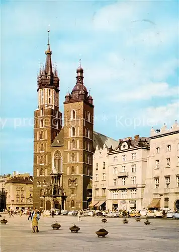 AK / Ansichtskarte 73843037 Krakow_Krakau Kosciol Mariacki Krakow Krakau