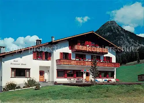 AK / Ansichtskarte  Davos_Dorf_GR Hotel Restaurant Buenda Davos_Dorf_GR