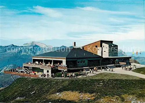 AK / Ansichtskarte  Pischa_Davos Bergrestaurant Pischa Self Service Sonnenterrasse Pischa Davos