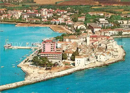 AK / Ansichtskarte Umag_Umago_Istrien Hotel Kristal Fliegeraufnahme Umag_Umago_Istrien