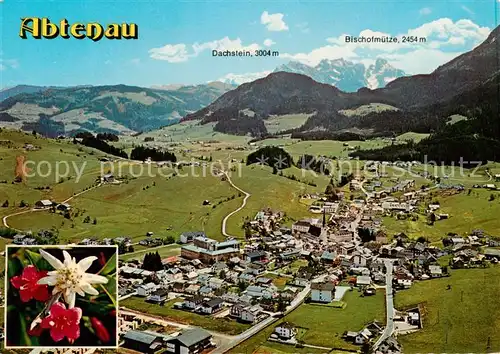 AK / Ansichtskarte Abtenau_AT Fliegeraufnahme mit Dachstein und Bischofsmuetze 