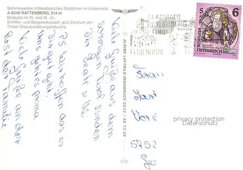 AK / Ansichtskarte Rattenberg_Inn Schiffer und Berwerkstadt Zentrum der Tirole Glasveredelungsindustrie Teilansichten Rattenberg Inn
