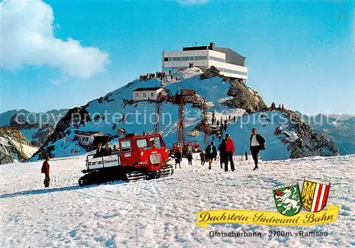 AK / Ansichtskarte Dachstein_Suedwandbahn Gletscher Restaurant Hunerkogel Dachstein_Suedwandbahn