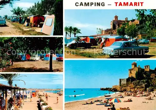 AK / Ansichtskarte Tarragona_ES Camping Tamarit Strand Teilansichten 