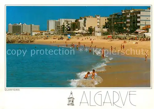 AK / Ansichtskarte Quarteira_PT Strandpartie 