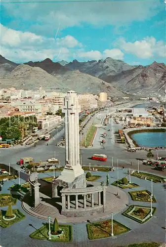 AK / Ansichtskarte Sta_Cruz__de_Tenerife_ES Cruz de las Caiaos Plaza de Espana 