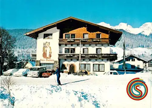 AK / Ansichtskarte Schladming_Obersteiermark_AT Fruehstueckspension Haus Barbara 