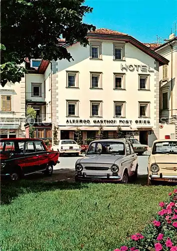 AK / Ansichtskarte Bozen_Bolzano_Suedtirol_IT Hotel Post Gries 