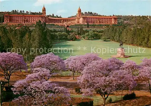 AK / Ansichtskarte Pretoria Union Buildings at Jacaranda time Pretoria