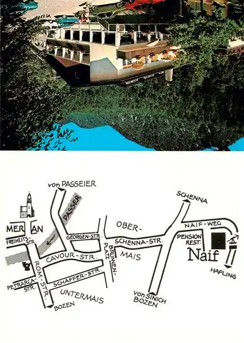 AK / Ansichtskarte Meran_Merano_IT Restaurant Naif 