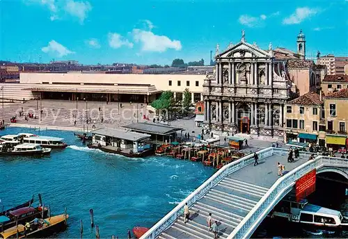 AK / Ansichtskarte Venezia_Venedig Stazione di Santa Lucia Venezia Venedig