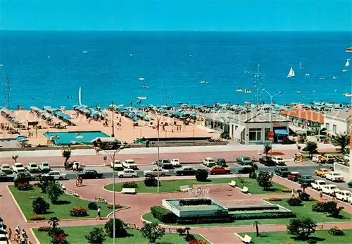 AK / Ansichtskarte Lido_di_Camaiore_Toscana_IT Lungomare e spiaggia veduta aerea 