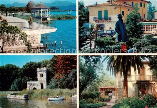 AK / Ansichtskarte Torre_del_Lago_Puccini Panorama Lago di Massaciuccoli Burg Hotel Torre_del_Lago_Puccini