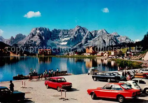 AK / Ansichtskarte Lago_di_Misurina_IT Bergsee Dolomiten Berghotels 