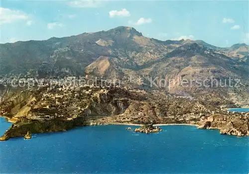 AK / Ansichtskarte Taormina_Sicilia_IT Panorama Kuestenort 