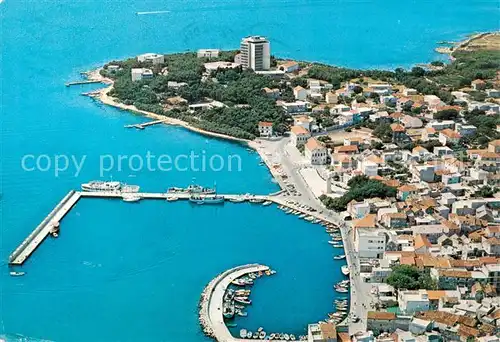 AK / Ansichtskarte Vodice_Croatia Panorama Kuestenort Hafen 