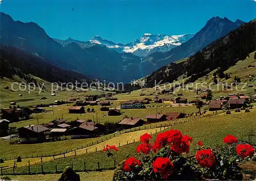 AK / Ansichtskarte Boden_Adelboden_BE Panorama Berner Oberland gegen Steghorn Wildstrubel Fitzer Berner Alpen 