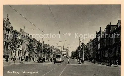 AK / Ansichtskarte 73843382 Strassenbahn Den Haag Prinsengracht 