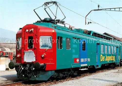 AK / Ansichtskarte  Eisenbahn Schweizer SBB Elektrischer Treibwagen BDe 4/4 1646  Eisenbahn