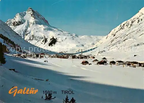AK / Ansichtskarte 73843463 Galtuer_Tirol mit Ballunspitze  Galtuer Tirol